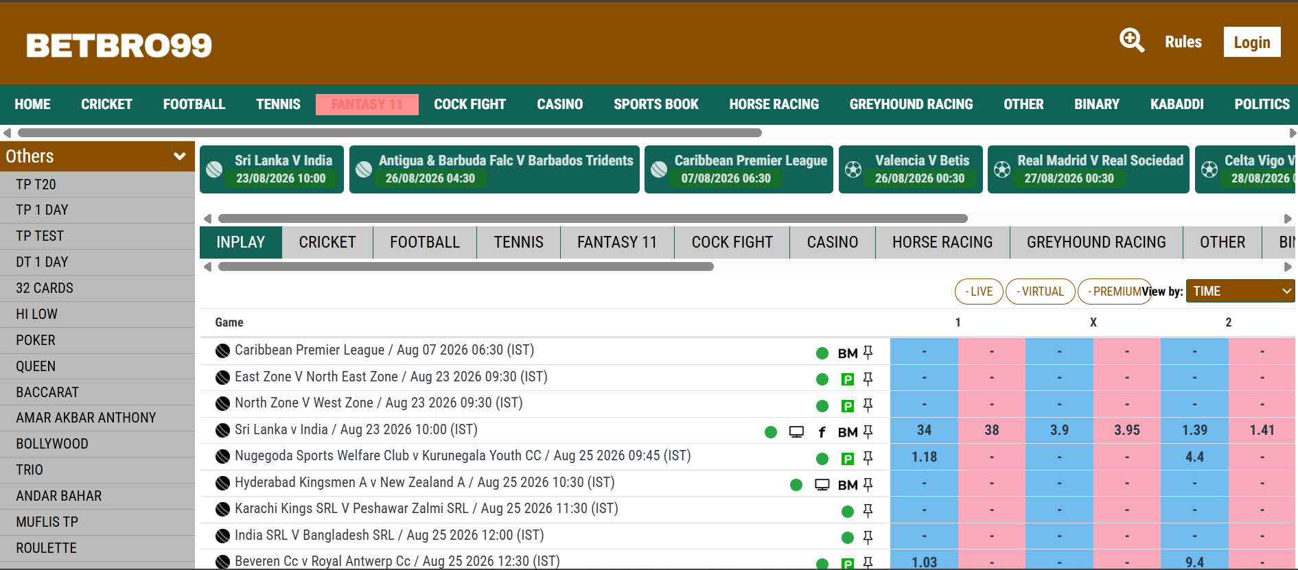 Betbro99 - Official Betting Exchange India
