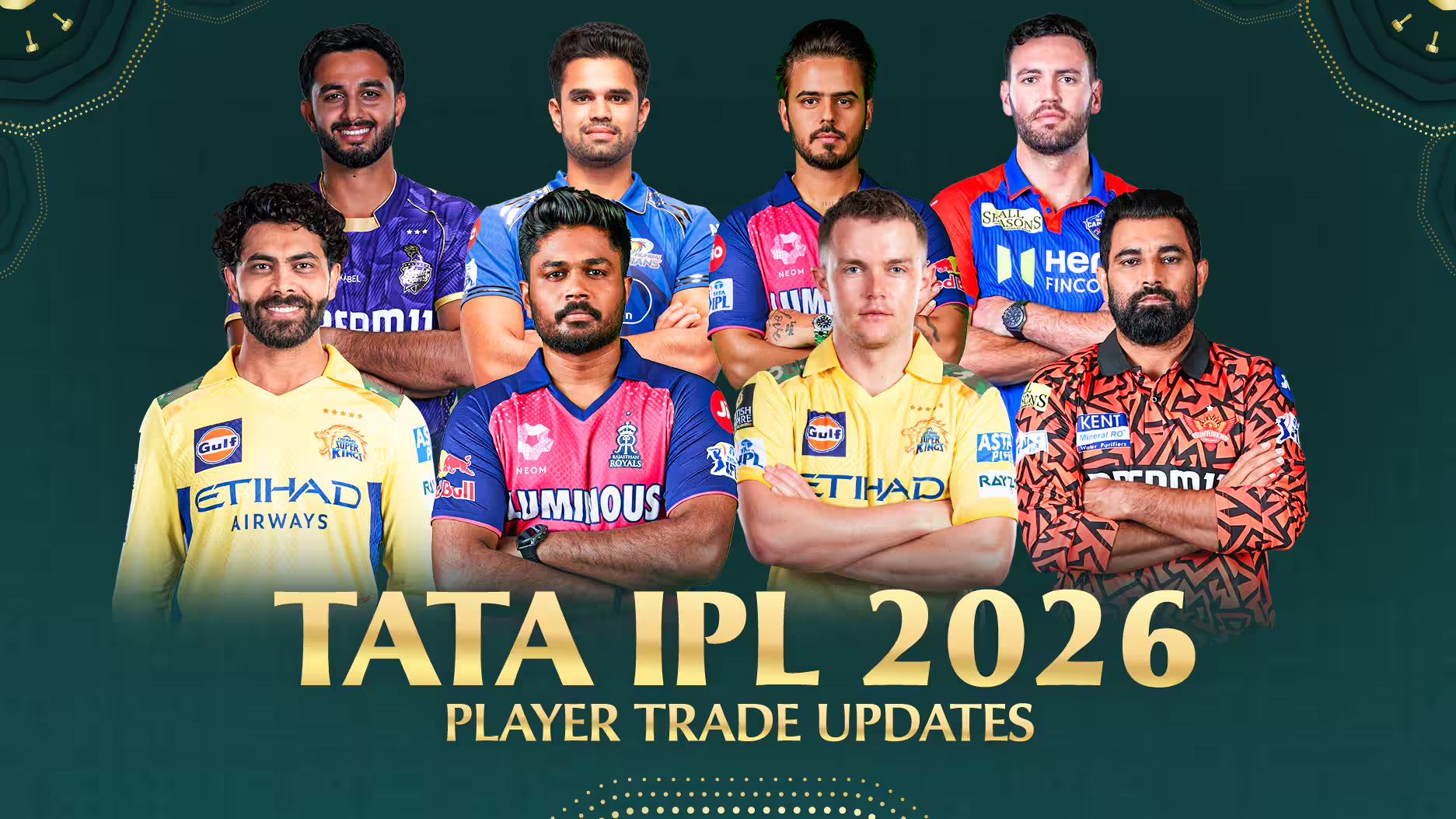 IPL 2026 all teams and captains - Bet on Betbro99